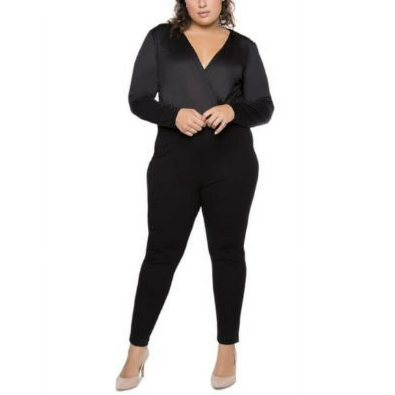 MSRP $69 Black Tape Women Plus Size Trendy High-Waist Dress Pants Black Size X