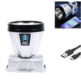 thumbnail image 1 of Faro, 2 Engranajes Ajuste De Brillo Lámpara De Cabeza LED Impermeable 90000LM Pantalla De Potencia Recargable Para Exteriores, 1 of 7