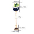 thumbnail image 4 of Broche de dibujos animados Jumpingount patrón de planta esmalte solapa pin para vestido blusa Día de San Valentín, 4 of 6