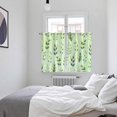 thumbnail image 3 of Green Leaves Kitchen Curtains Window Panels, Summer Botanical Farmhouse Leaf Insulated Window Treatment Curtain, Grommet Curtains for Bedroom/Living Room/Bathroom, 2 Piece 52"Wx72"L, 3 of 8