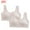 Pink, variant on Fancifize 2Pack Teen Bras Training Bralette Wirefree First Bra Adjustable Strap Growth Phase Cotton Sports Bra For Girls Ages 10-16 School PE