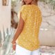 thumbnail image 4 of Tops Para Mujer Blusa Casual Elegante Camiseta de Manga Corta Con Botones de Impresión Causal de Moda Odeerbi ODB161088, 4 of 6