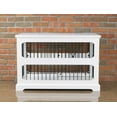 thumbnail image 6 of Contemporary Home Living 35.25" White Rectangular Medium Slide Aside Crate and End Table, 6 of 8