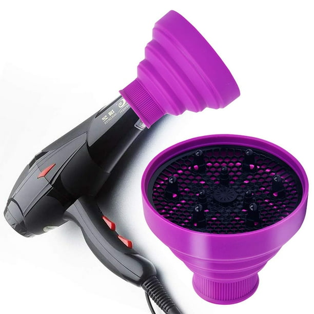 Universal Collapsible Hair Dryer Diffuser Attachment- Salon Grade  tool,Lightweight Foldable Portable Travel Folding Design Fit Most of blow  Dryers - Walmart.com