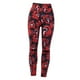 thumbnail image 5 of Pantalones METRO de renderizado floral negro delgado para mujer, 5 of 10