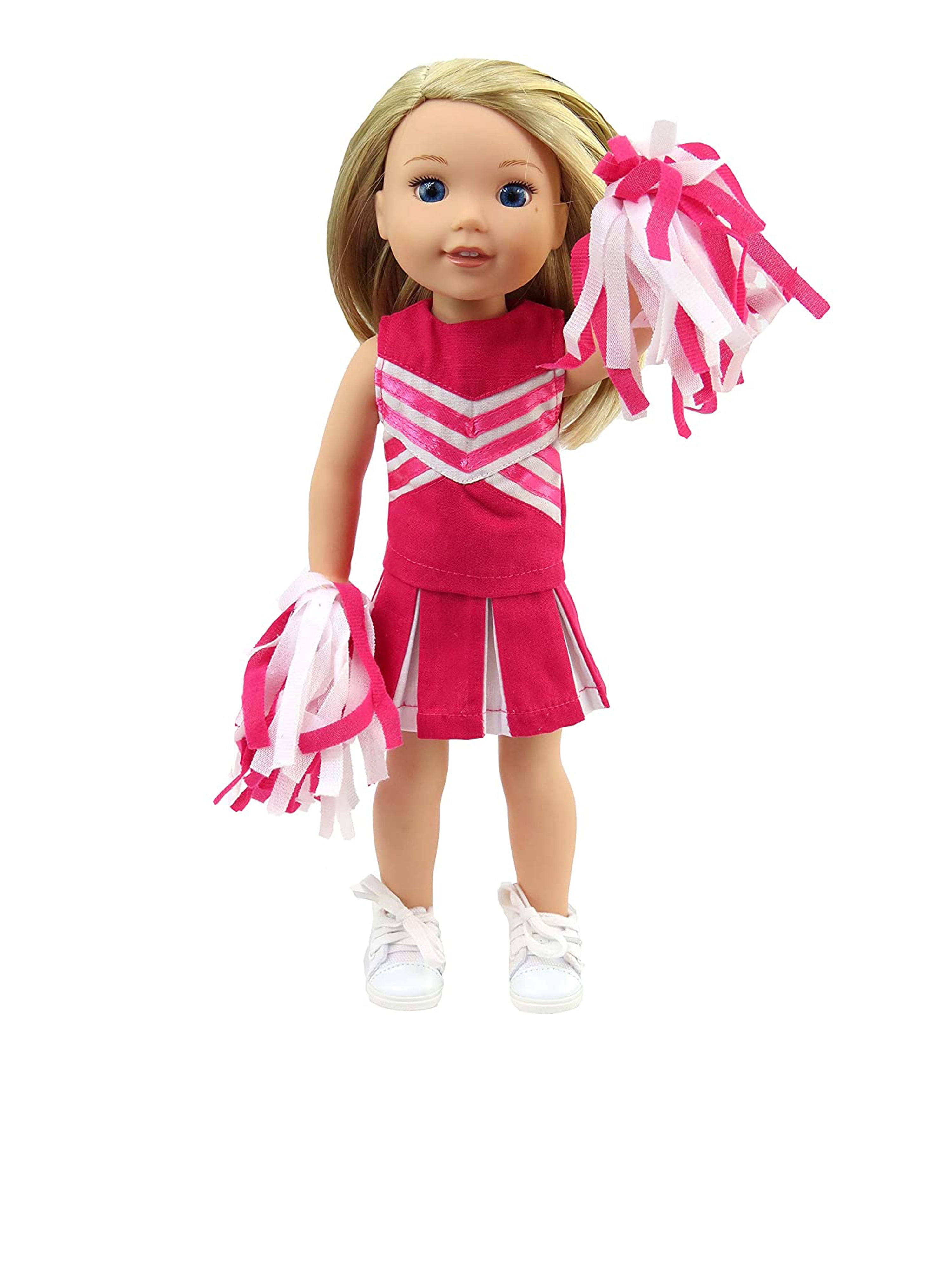 Doll Clothes 14.5 Inch Dress Cheerleader  Fit 14.5 Inch AG WELLIE WISHER DOLLS 