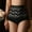 Black, variant on Women's High Waisted Cotton Underwear Tummy Control Seamless Panties Butt Lifting Stretch Briefs Soft Comfy Full Coverage Briefs