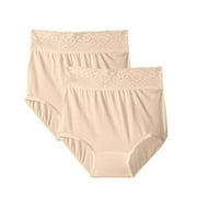 NY Lingerie Women's Lacy Skamp Brief Panty Number 2744 2, 3 and 4 Packs