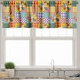 thumbnail image 3 of Ambesonne Colorful Valance & Curtain, Flower Polka Dots Mix, 55"x45", Multicolor, 3 of 6