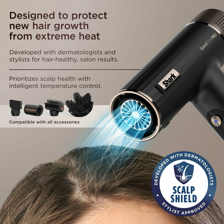 Shark SpeedStyle Pro High-Velocity Hair Dryer System with Scalp