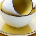 thumbnail image 3 of Elama Mellow-Yellow 16-Piece Dinnerware Set, 3 of 6