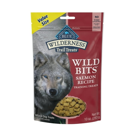 UPC: 0840243125425 | Blue Buffalo Wilderness Wild Bits High Protein Soft-Moist Training Dog Treats Salmon 10oz Bag