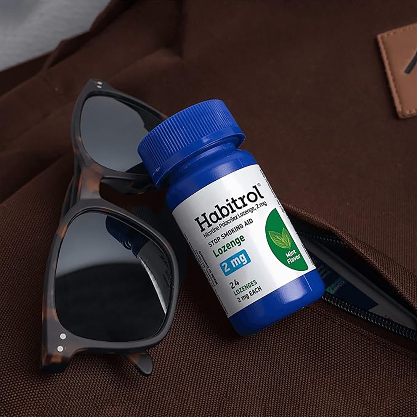 Habitrol Nicotine Lozenges 2mg Mint Flavor Stop Smoking Aid to Reduce Withdrawal Symptoms, 24 Count