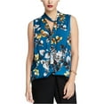thumbnail image 2 of Rachel Roy Womens Tie-Neck Pullover Blouse, Blue, Small, 2 of 2