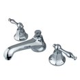 thumbnail image 1 of Kingston Brass Naples Robinet de Lavabo à Deux Poignées 8 Pouces à 16 Pouces à Entraxe Grand avec Bec Escamotable en Laiton, 1 of 1