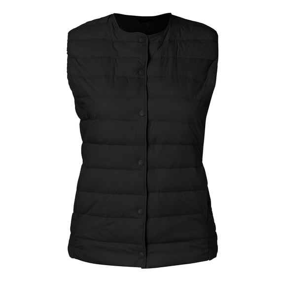 Vedolay Women Coats 2023 Winter Coats Mid-Length Hooded Outwear Jackets Casual Outcoats Black,XS