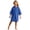 Blue, variant on WXFAZCVU Girls Cover Up Swimming Beach Fashion Full Zip Hooded Capes Bathrobes Going Out Size 7-14 Years