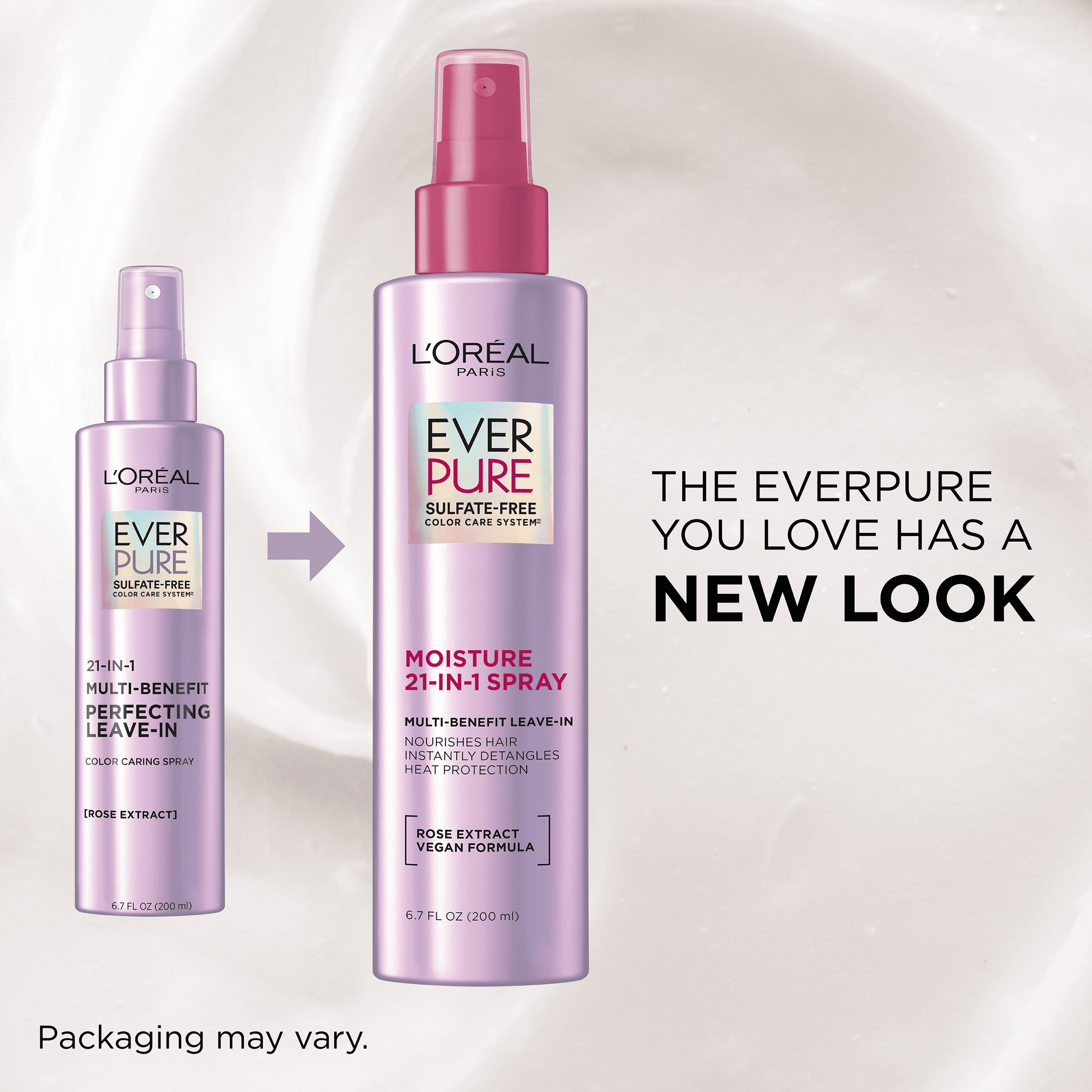L'Oreal Paris EverPure 21 in 1 Perfecting Leave In Color Caring Spray, 6.8 fl oz