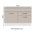 thumbnail image 2 of Gabinete Bajo Bufetera Madesa Agata 120cm Con Encimera BC 01, 2 of 5