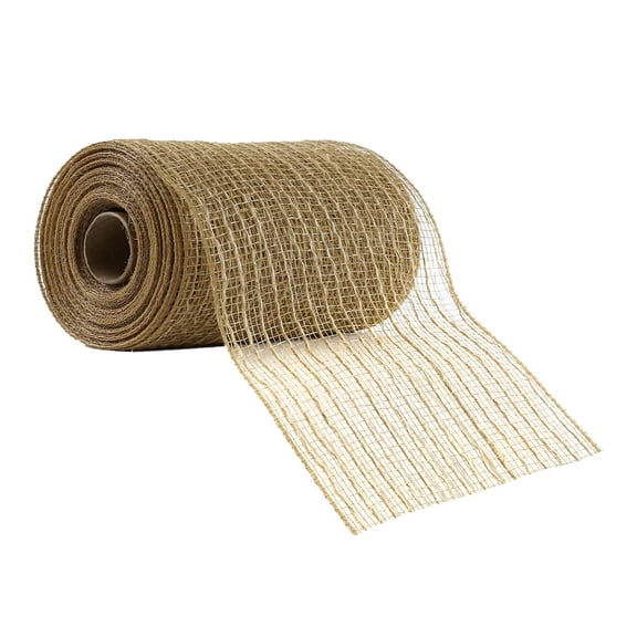 12 Pack: 5.5" x 24ft. Jute Mesh Ribbon by Celebrate It