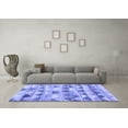 thumbnail image 3 of Ahgly Company Machine Washable Indoor Rectangle Southwestern Blue Country Area Rugs, 2' x 3', 3 of 4