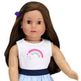 thumbnail image 4 of Sophia's Rainbow Shirt and Striped Skirt for 18" Dolls, Multicolor, 4 of 5