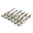 thumbnail image 4 of 6Pcs Hex Shank Combination Drill Bits Spiral Hex Self Tapping Drilling Screws Set Hardware Tools for Auto Repair Machinery, 4 of 8