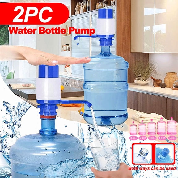 Rkxzt Pump Dispenser Manual Water Dispenser Blue Medium Bottle Pump Without Air for 3-5 Gallon Drinking Water Kitchen Utensils Gadgets