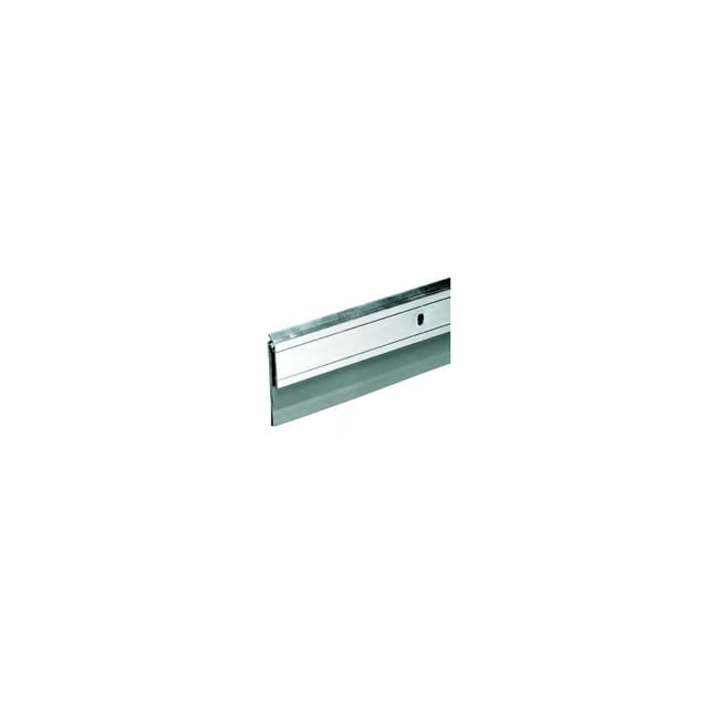Limpiador de puertas Frost King, 5 cm de ancho x 90 cm de largo, aluminio plateado