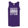 thumbnail image 2 of Wild Bobby, Best Dad Ever Daddy husband Father's Day Gift | Mens Father's Day Graphic Tank Top, Purple, Small, 2 of 4