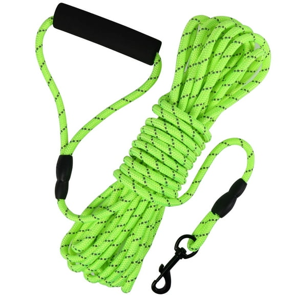Correa flotante para perro Vivifying de 10 m con mango suave y reflectante