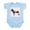 Sky Blue, variant on CafePress - American Frenchie Infant Creeper - Baby Light Bodysuit, Size Newborn - 24 Months