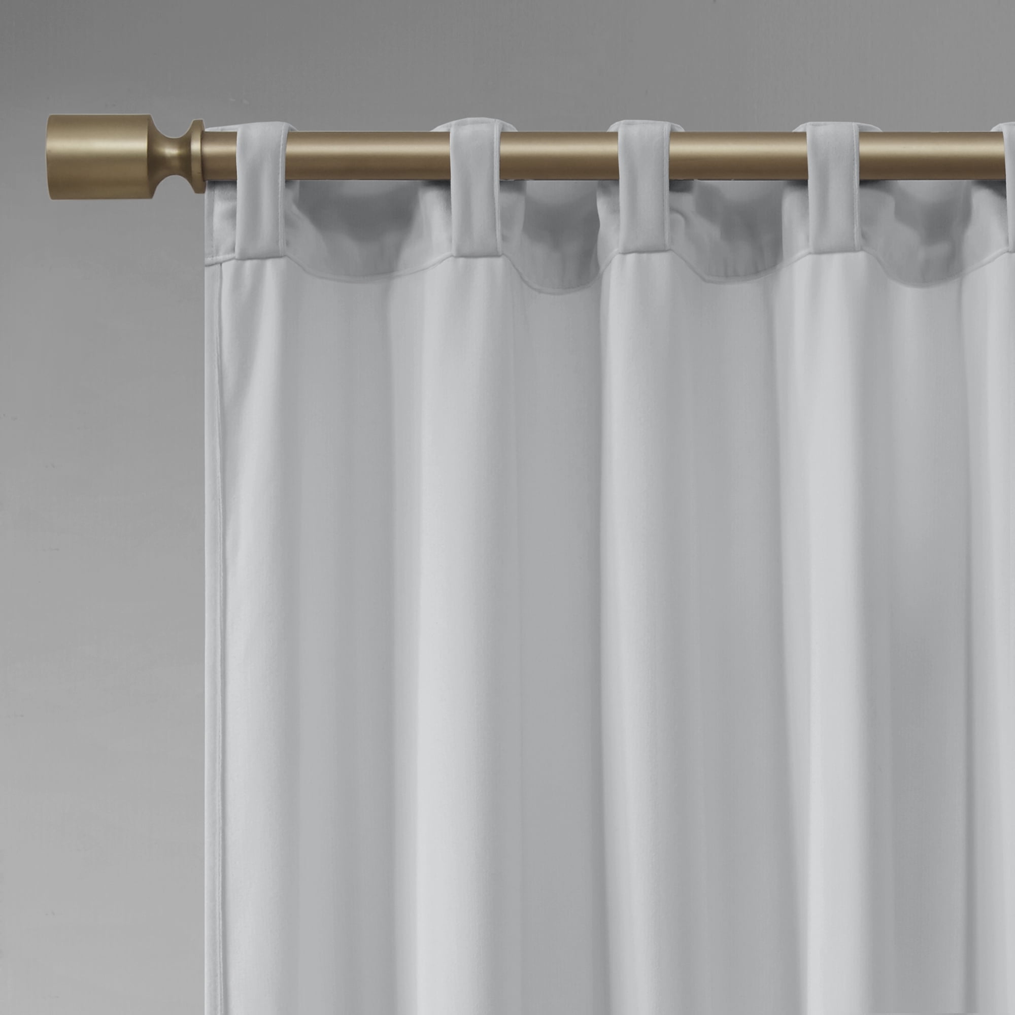 510 Design Modern Curtain Colt Indoor Fenestrated Drapes 37" x 95" Adult Room Darkening Gray