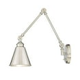 thumbnail image 2 of Savoy House Morland Transitional Polished Nickel 1 Light E Bulb Sconce, 2 of 4