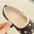 thumbnail image 4 of IROINNID Girl's Cute Flower Shoes Soft Soles Princess Party Buckle Flat PU Trendy Shoes, 4 of 9