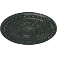 thumbnail image 3 of Ekena Millwork 19 1/8"OD x 1"P Foster Ceiling Medallion (Fits Canopies up to 5 5/8"), Hand-Painted Painted Turtle Crackle, 3 of 8