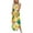 White, variant on SMihono Summer Boho Maxi Dress for Women Plus Size Women's Printed Sleeveless Cross Front Neck Long Dress Beach Swing Sundress