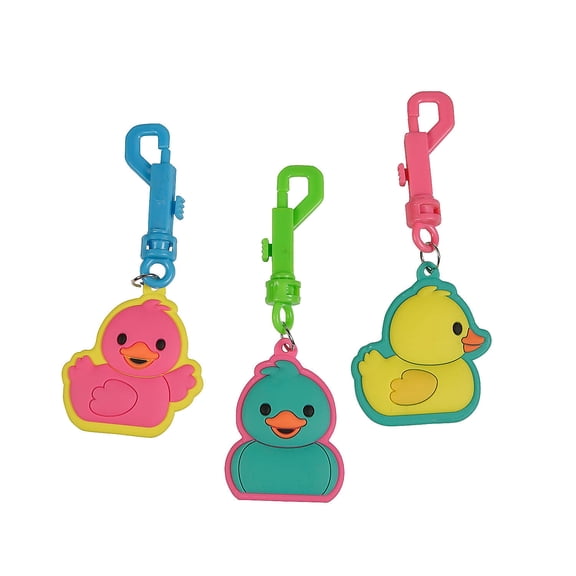 Lucky Duck Backpack Clips - 12 Pieces