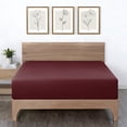 thumbnail image 2 of Mainstays Super Soft Microfiber 2-Pack Fitted Sheets, Grey Stone/Luscious Red Merlot, Queen, 2 of 8