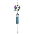 thumbnail image 1 of Fankiway Wrought Iron Wind Chime Glass Painted Crafts Wind Chime Pipe Pendant, 1 of 1