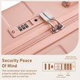 thumbnail image 4 of Joyway Ensemble de Bagages 3 Pcs Valise Cabine 20 Pouces avec Roues Pivotantes Cadenas TSA Sac de Voyage et Trousse de Toilette Bagage Rigide Léger, 4 of 7