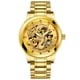 thumbnail image 2 of Reloj de cuarzo para hombre, relojes para hombre, reloj de cuarzo con escultura dorada para hombre, reloj de pulsera de acero para hombre, reloj para hombre, 2 of 3