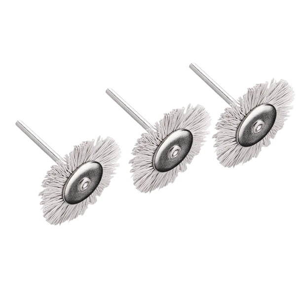 Cepillo de alambre pequeño de 3 piezas, cepillos de rueda de alambre, amoladora, herramienta eléctrica giratoria para de herramientas de grabado BLESIY Cepillos de acero de las ruedas de alambre