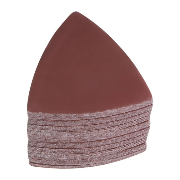 100 Packs 2000 Grits 80mm Aluminum Oxide Triangular Hook & Loop Sandpapers Sanding Pads