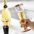 thumbnail image 6 of 36X Wedding Champagne Flute Disposable Plastic Wedding Cup Champagne Glass Drinking Utensils -, 6 of 7