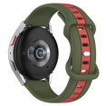 thumbnail image 5 of Samsung watch 4 44mm Correa de silicona compatible adecuada Compatible con Samsung Galaxy Watch 3 4 5 Gear S3 Huawei Watch Gt2/3 Pro Smart Watch Correa de muñeca de repuesto Compa, 5 of 5