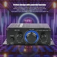 thumbnail image 6 of Audessy 400W 12V 2 Channel Powerful Stereo Audio Power Amplifier HiFi Bass Amp Car Home, 6 of 8