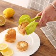 thumbnail image 2 of Rebanador de tomate de mano Clip de pan Cortador de frutas y verduras Trituradoras de limón Papa Manzana Gadget Accesorios de cocina Utensilios de cocina verde ER, 2 of 5