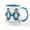 White/Blue Inside, variant on CafePress - Penguins Mug - 11 oz Ceramic Mug - Novelty Coffee Tea Cup