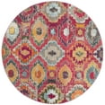 thumbnail image 5 of SAFAVIEH Monaco Noweel Geometric Area Rug, Red/Blue, 6'7" x 6'7" Square, 5 of 10